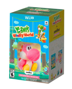 YOSHIS WOOLLY WORLD AND AMIIBO PINK YOSHI