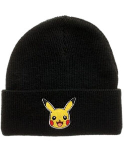 GORRO BEANIE POKEMON PIKACHU NEGRO