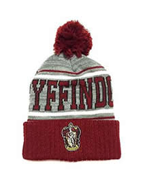 GORRO BEANIE HARRY POTTER GRYFFINDOR GRIS CON ROJO