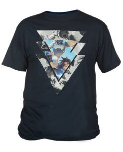 PLAYERA OVERWATCH WINSTON Y TRACER NEGRA CHICA