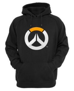 SUDADERA OVERWATCH LOGO NEGRA CHICA