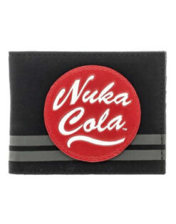CARTERA FALLOUT NUKA COLA NEGRO Y ROJO