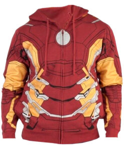 CHAMARRA MARVEL IRON MAN ROJA CHICA