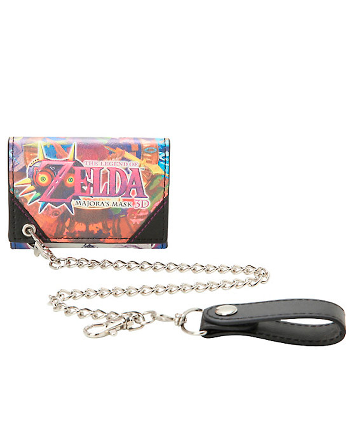 CARTERA CON CADENA ZELDA MAJORAS MASK 3DS MORADA