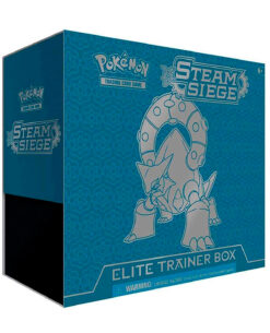 CAJA POKEMON TRADING CARD GAME XY STEAM SIEGE EITE TRAINER VOLCANION