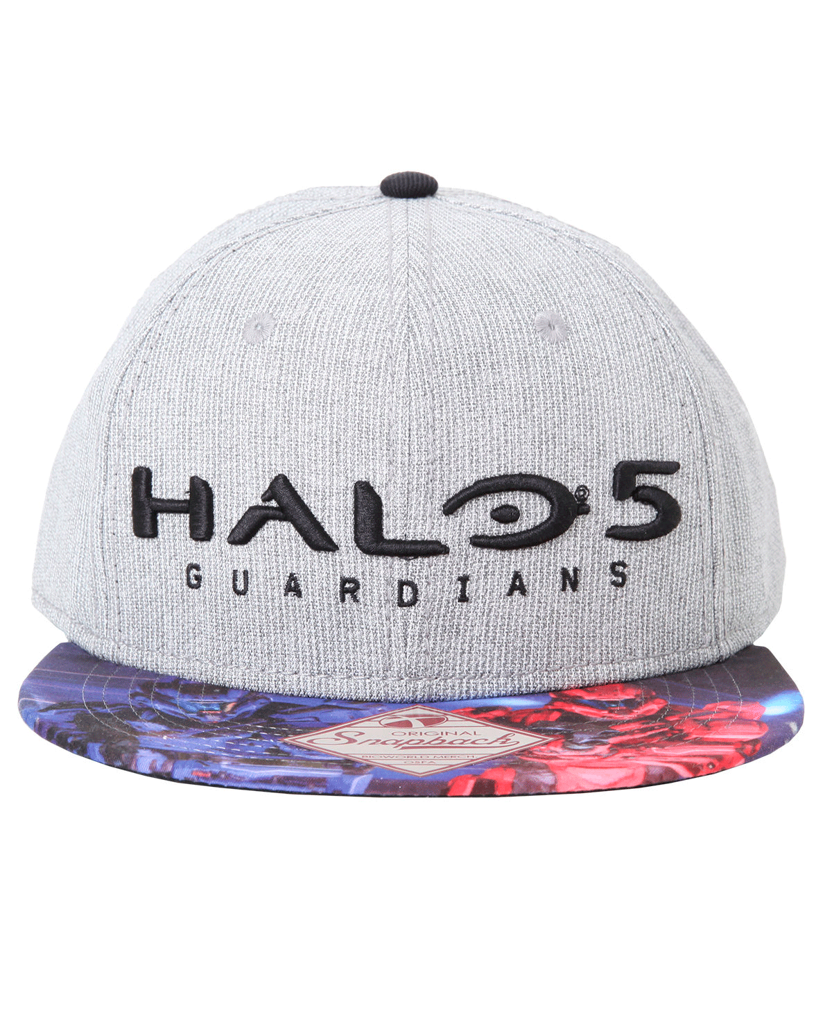 GORRA SNAPBACK HALO 5 GUARDIANS GRIS