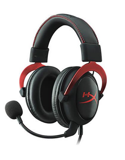 HEADSET PC HYPERX CLOUD II NEGRO Y ROJO