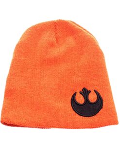 GORRO BEANIE STAR WARS LOGO REBELDES NARANJA