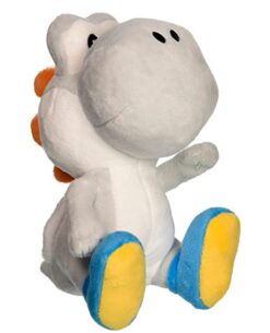 PELUCHE MARIO BROS YOSHI BLANCO 15 CM