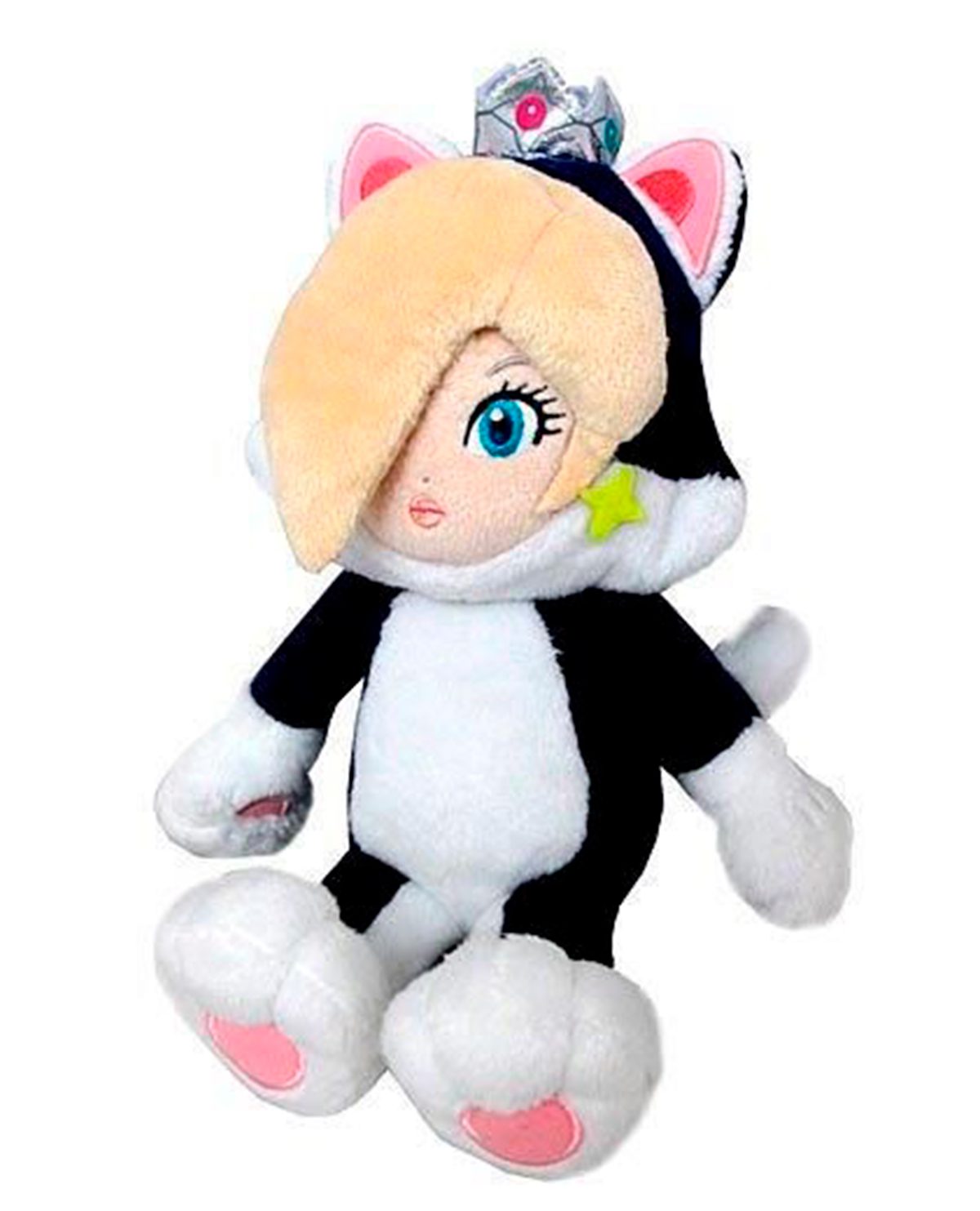 PELUCHE MARIO BROS ROSALINA CON TRAJE DE GATO 23 CM - Image 2
