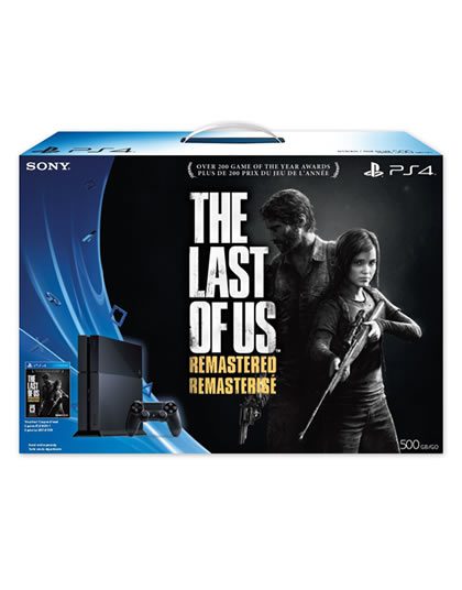 CONSOLA PLAYSTATION 4 NEGRO 500GB CON THE LAST OF US REMASTERED