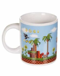 TAZA DE CERAMICA SENSIBLE AL CALOR SONIC THE HEDGEHOG