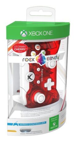 CONTROL XBOX ONE ALAMBRICO ROCK CANDY STORMIN CHERRY