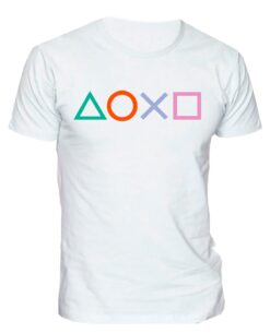 PLAYERA PLAYSTATION AOXO BLANCA CHICA