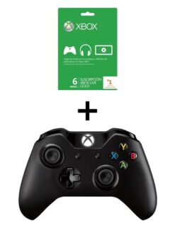 CONTROL XBOX ONE INALAMBRICO CON 6 MESES DE XBOX LIVE
