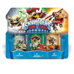 SKYLANDERS TRAP TEAM FUNNY BONE SURE SHOT SHROOMBOOM AND CHOPPER 3-PACK