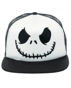 GORRA TRUCKER NIGHTMARE BEFORE CHRISTMAS JACK BLANCA Y NEGRA