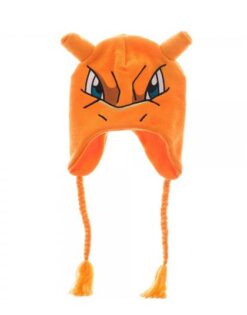 GORRO LAPLANDER POKEMON CHARIZARD NARANJA