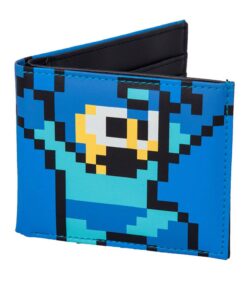 CARTERA AZUL MEGA MAN 10 PIXEL