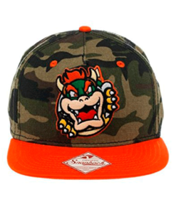 GORRA SNAPBACK SUPER MARIO BOWSER CAMUFLAJE