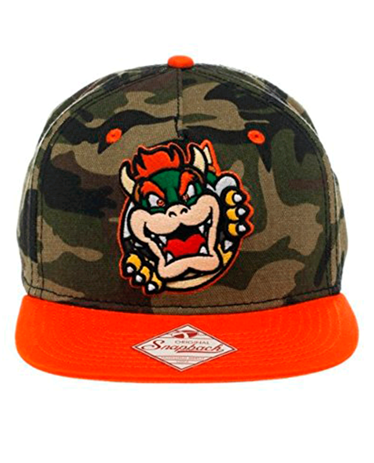 GORRA SNAPBACK SUPER MARIO BOWSER CAMUFLAJE