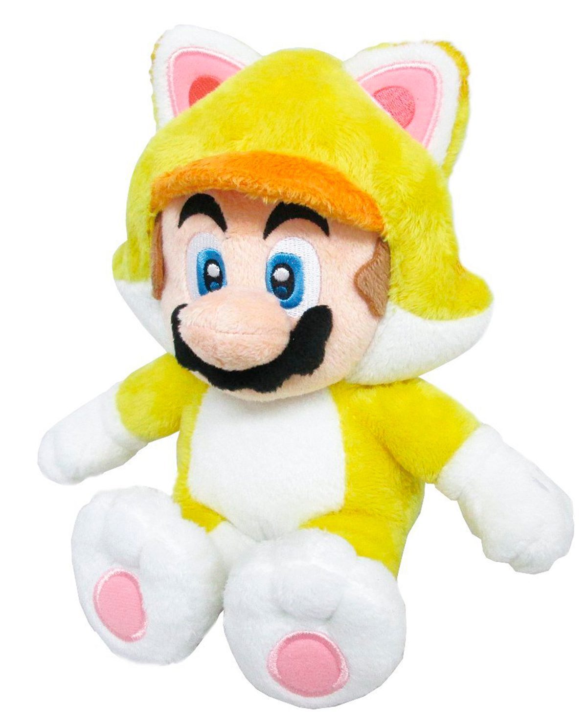 PELUCHE MARIO BROS LUIGI CON TRAJE KITSUNE 33 CM - Image 2