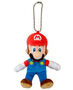 MARIO 5 PLUSH KEYCHAIN
