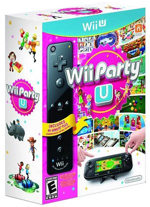WII U PARTY BLACK REMOTE BUNDLE