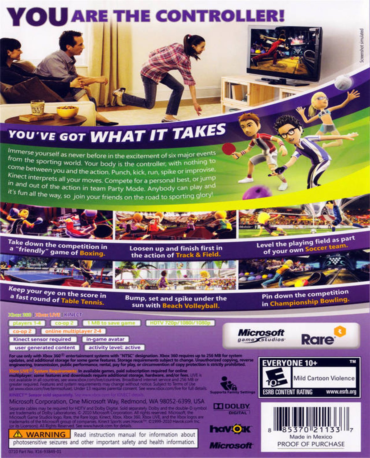 KINECT SPORTS - Image 2