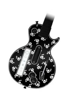 SKIN SKULL-HEART GUITAR