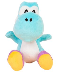 PELUCHE MARIO BROS YOSHI AZUL 15 CM