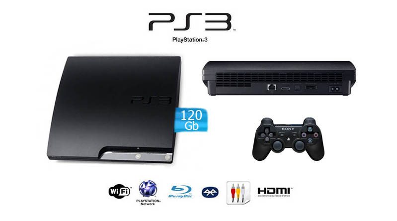 CONSOLA PLAYSTATION 3 SLIM BLANCO 250GB CON GOD OF WAR COLLECTION - Image 3