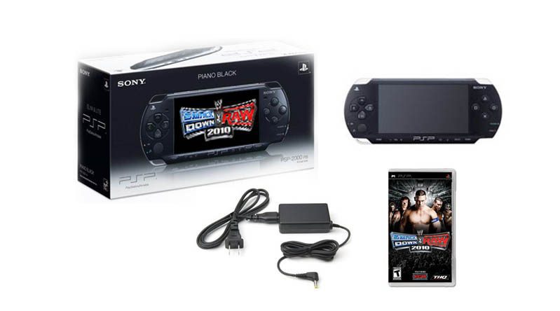 CONSOLA PSP NEGRO CON WWE 2010 - Image 3