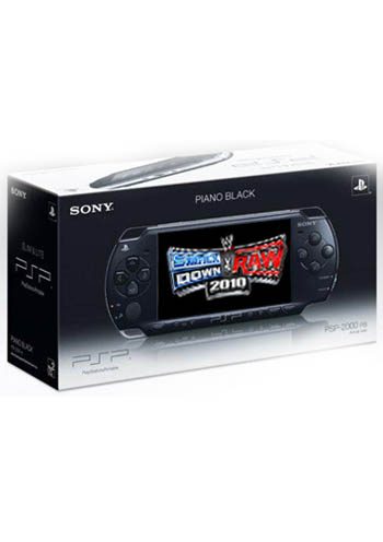 CONSOLA PSP NEGRO CON WWE 2010