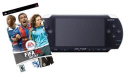 CONSOLA PSP NEGRO CON FIFA 08