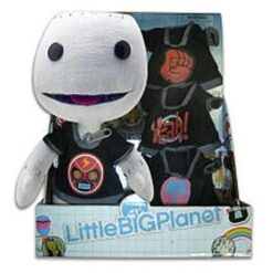 PELUCHE LITTLE BIG PLANET SACKBOY BLANCO PLAYERAS INTERCAMBIABLES
