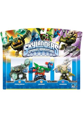 SKYLANDERS SPYROS ADVENTURE PRISM BREAK BOOMER AND VOODOOD 3-PACK