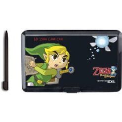 ESTUCHE RIGIDO DS ZELDA PHANTOM HOURGLASS LINK NEGRO
