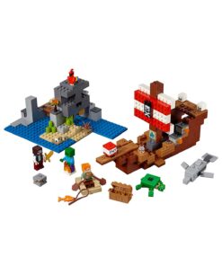 SET LEGO MINECRAFT LA AVENTURA DEL BARCO PIRATA