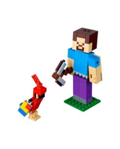 FIGURA LEGO MINECRAFT BIGFIG STEVE CON LORO