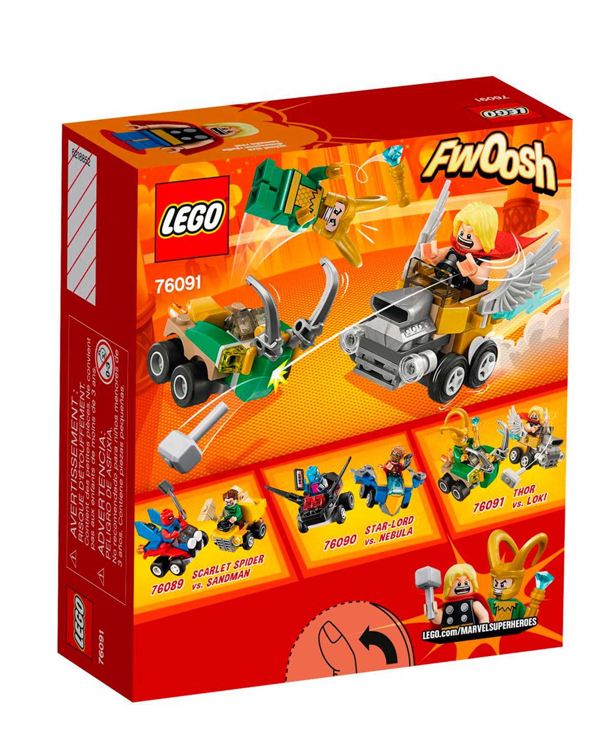 LEGO MIGHTY MICROS MARVEL SUPERHEROES THOR VS LOKI - Image 3