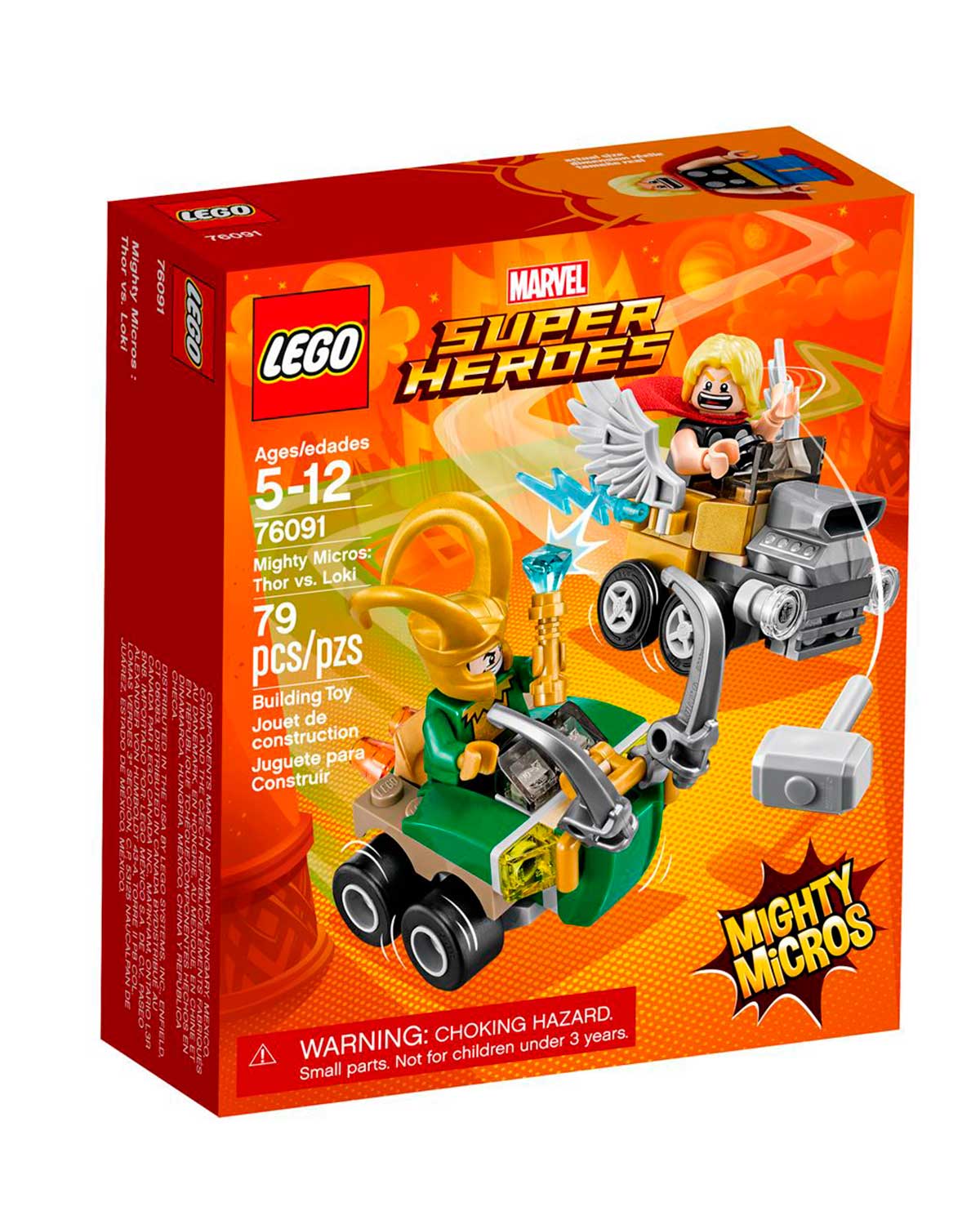 LEGO MIGHTY MICROS MARVEL SUPERHEROES THOR VS LOKI - Image 2
