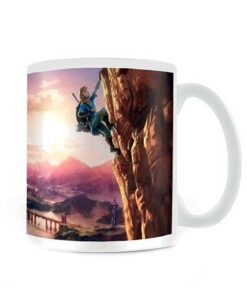 TAZA DE CERAMICA THE LEGEND OF ZELDA BREATH OF THE WILD THE CLIMB