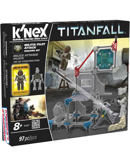SET DE CONSUTRCCION TITANFALL MILITIA PILOT ATTACK