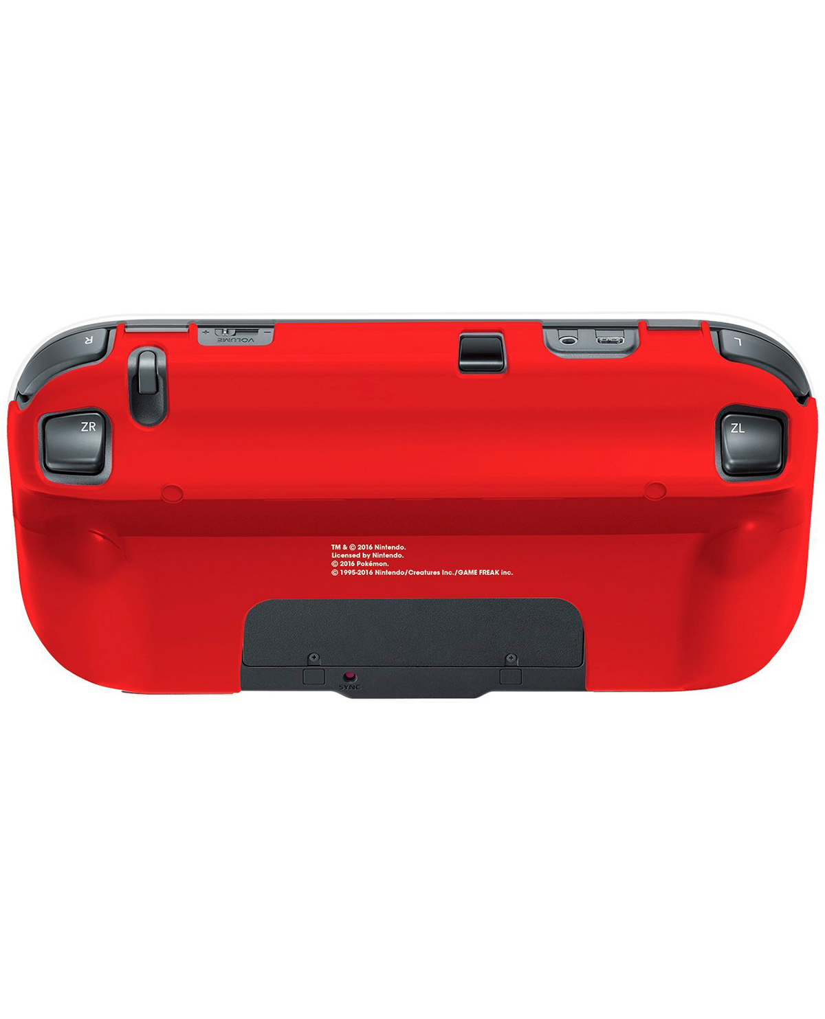 PROTECTOR PLASTICO WII U POKEMON POKEBOLA NEGRO - Image 2