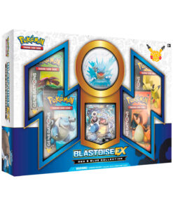 CAJA POKEMON TRADING CARD GAME COLECCION RED AND BLUE BLASTOISE EX