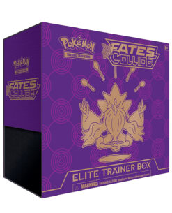 CAJA POKEMON TRADING CARD GAME XY FATES COLLIDE ELITE TRAINER MEGA ALAKAZAM