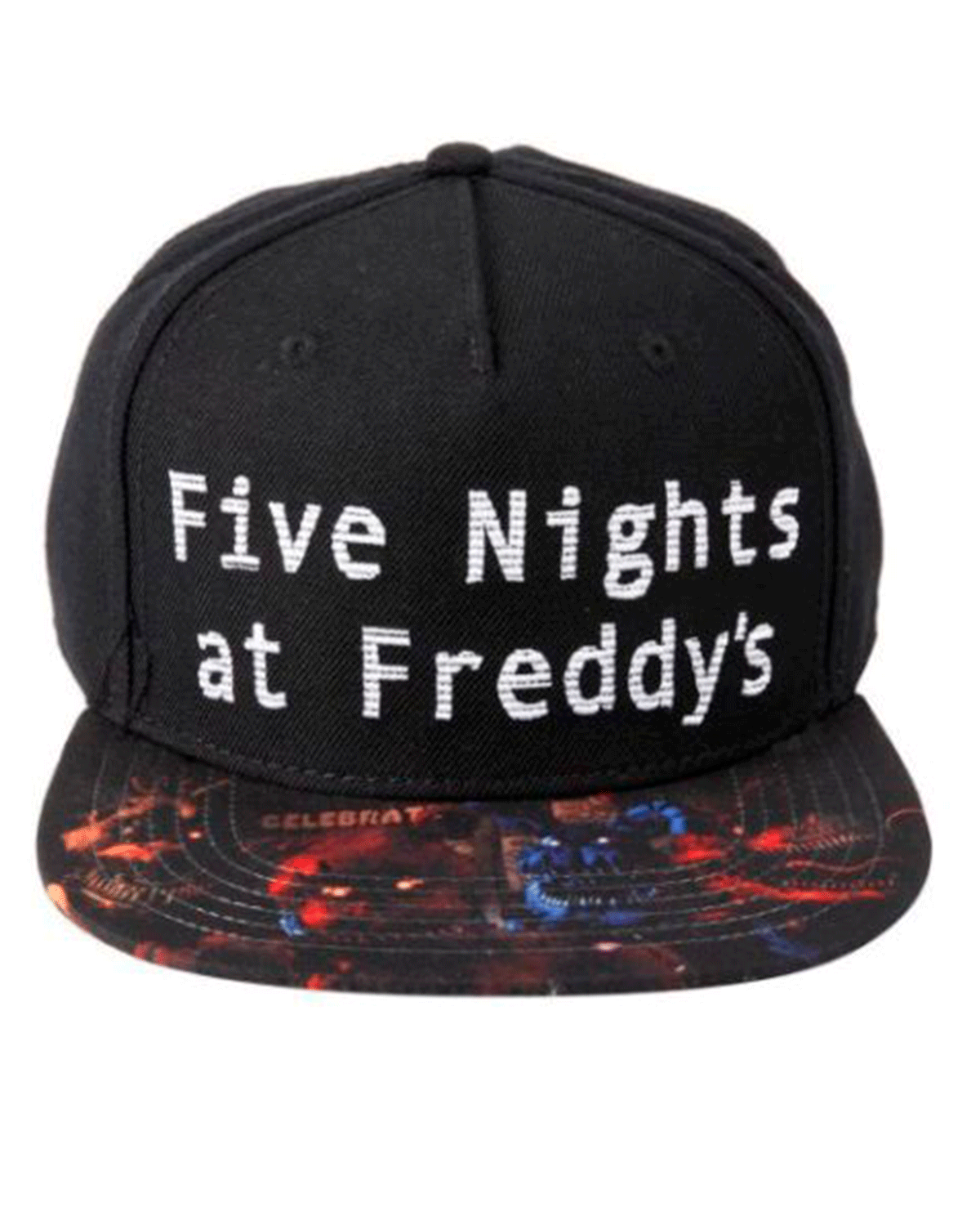 GORRA SNAPBACK FIVE NIGHTS AT FREDDYS LOGO NEGRA
