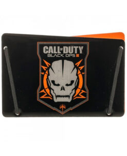 CARTERA METALICA CALL OF DUTY BLACK OPS III NEGRA