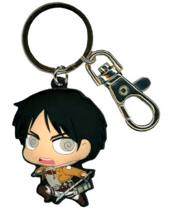 LLAVERO PLASTICO ATTACK ON TITAN EREN